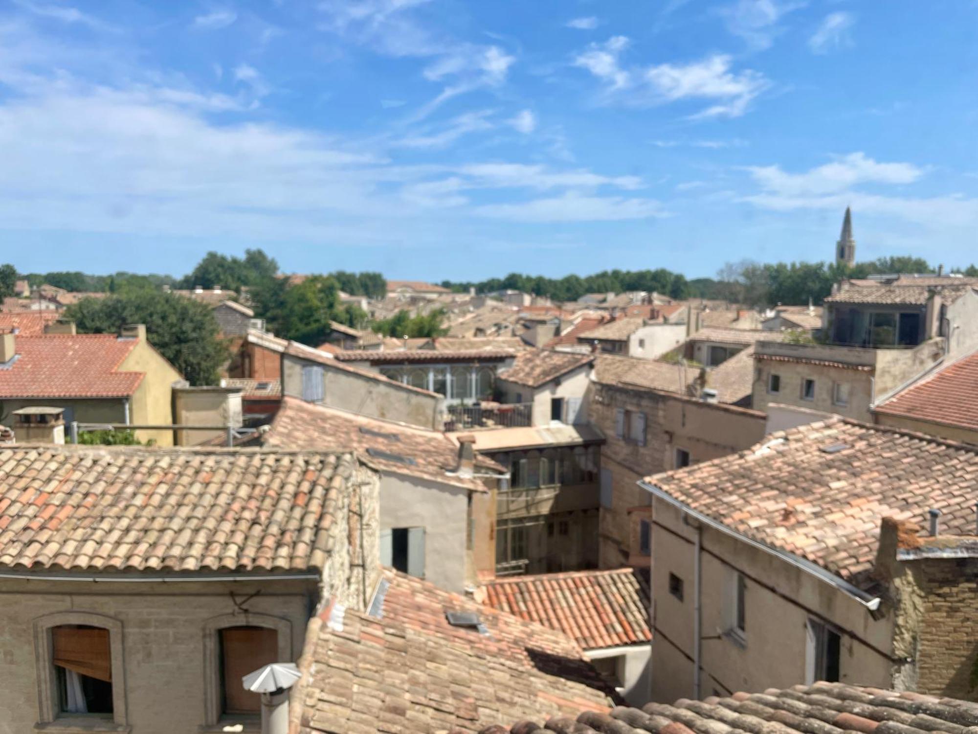 Le Toit D'Avignon - Intra-Muros - Terrasse Vue Palais Des Papes - Ideal Festival - Climatisation - Wifi Ngoại thất bức ảnh